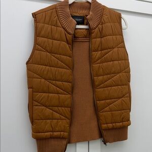 Liverpool brown Tan Quilted Vest